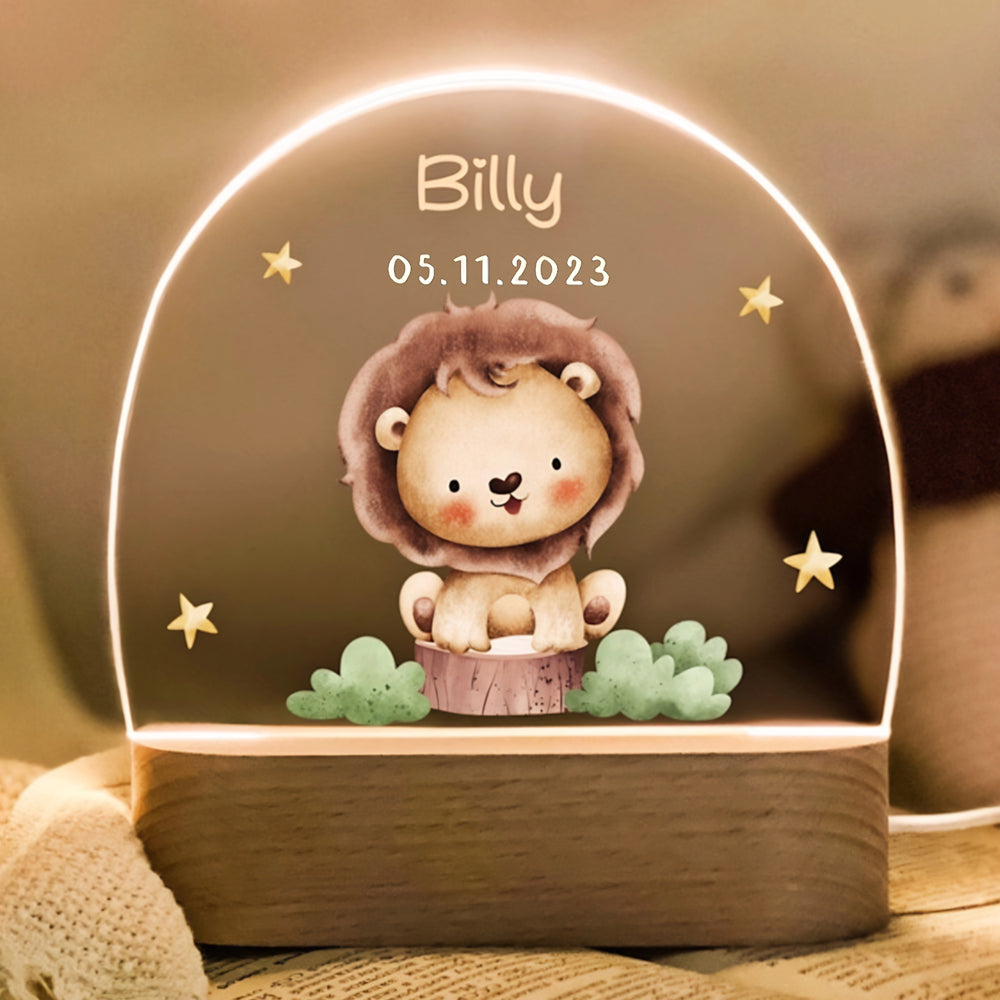 Veilleuse bébé personnalisable | MyBabyHeart