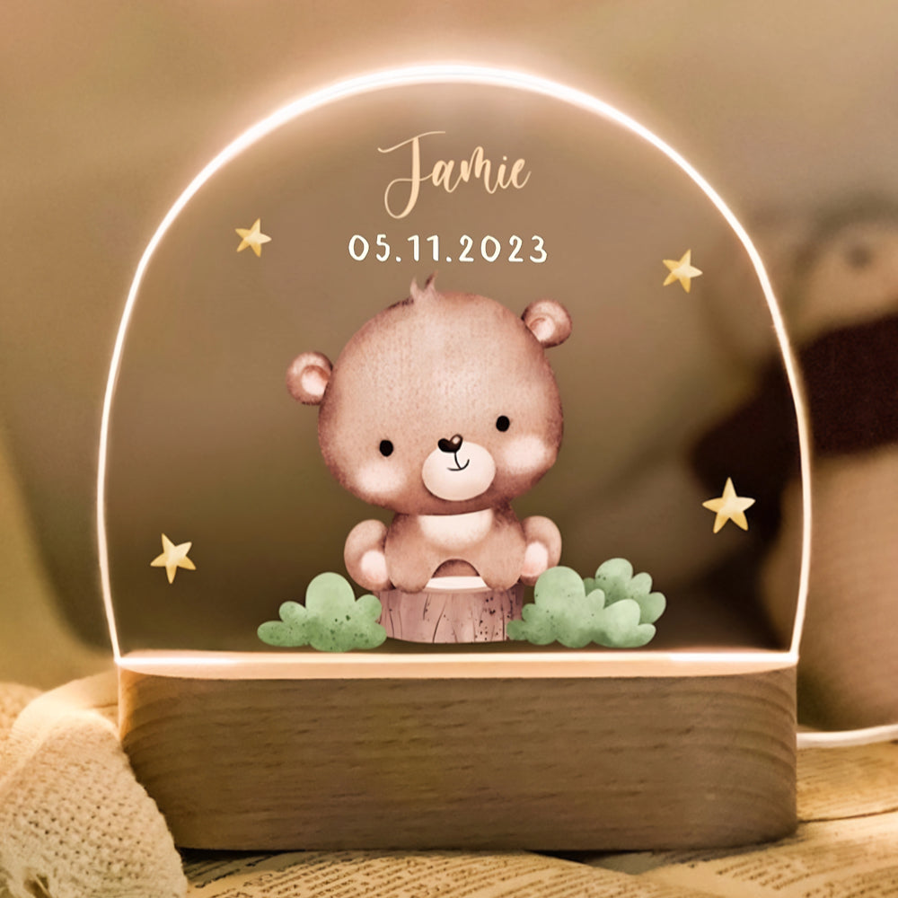 Veilleuse bébé personnalisable | MyBabyHeart