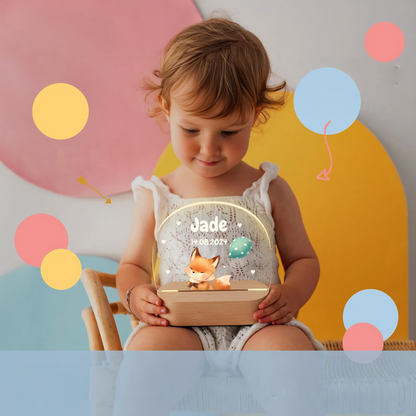 Veilleuse bébé personnalisable | MyBabyHeart